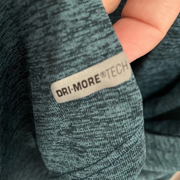 Athletic Works Dri-More Turquoise Workout T-Shirt - Picture 5 of 5